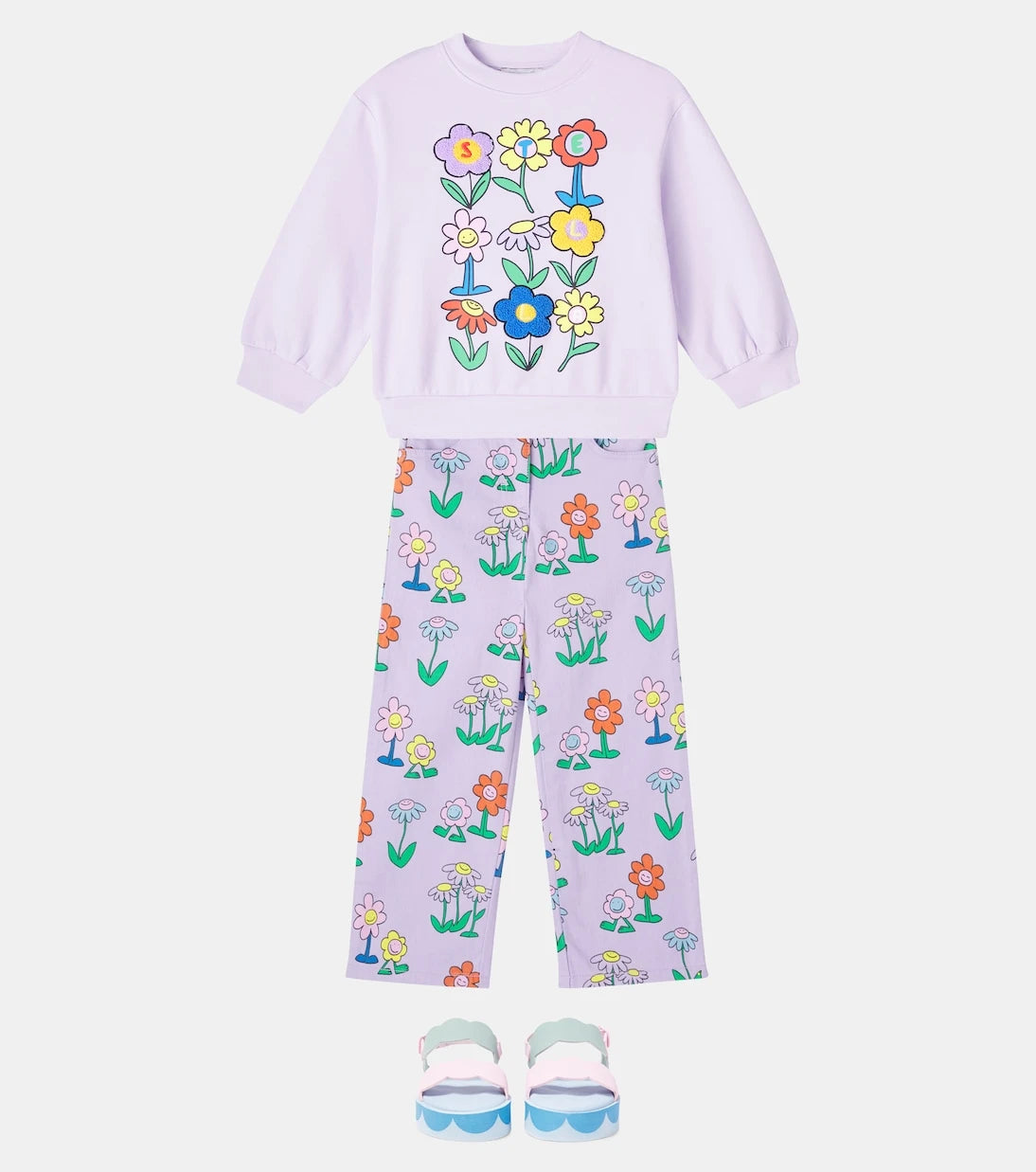 Stella McCartney Kids - Printed cotton jersey sweatshirt