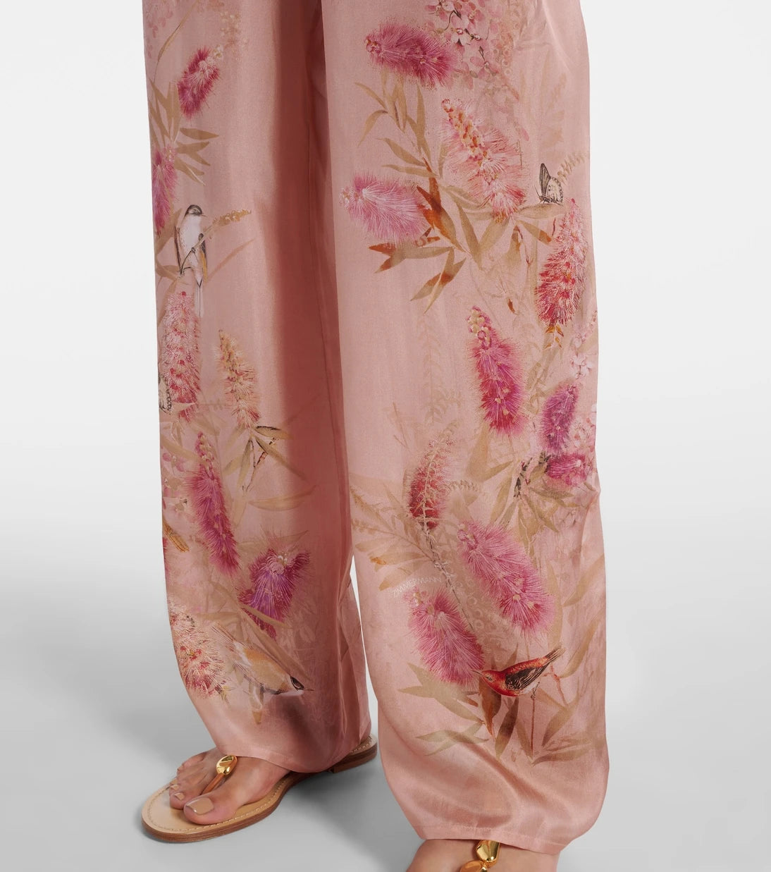 Zimmermann - Cascadian floral silk wide-leg pants