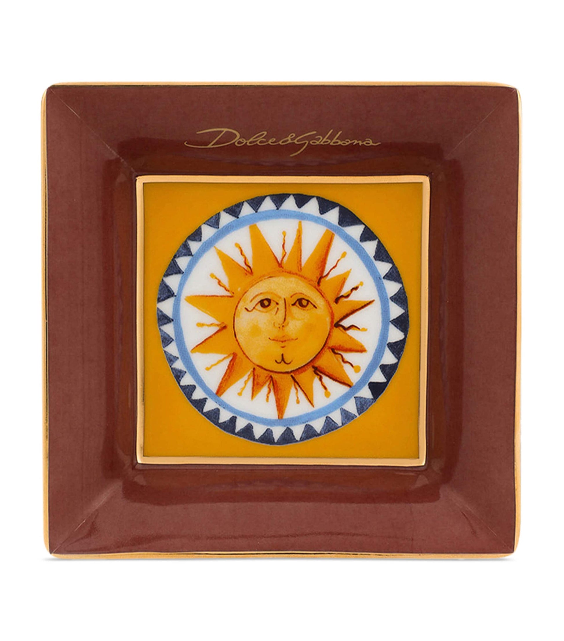 Dolce & Gabbana Casa Set of 3 Carretto Decorative Square Plates (10cm)