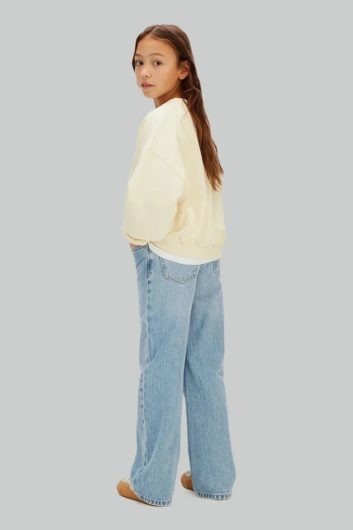 Çocuklar için pamuklu Calvin Klein Jeans sweatshirt
