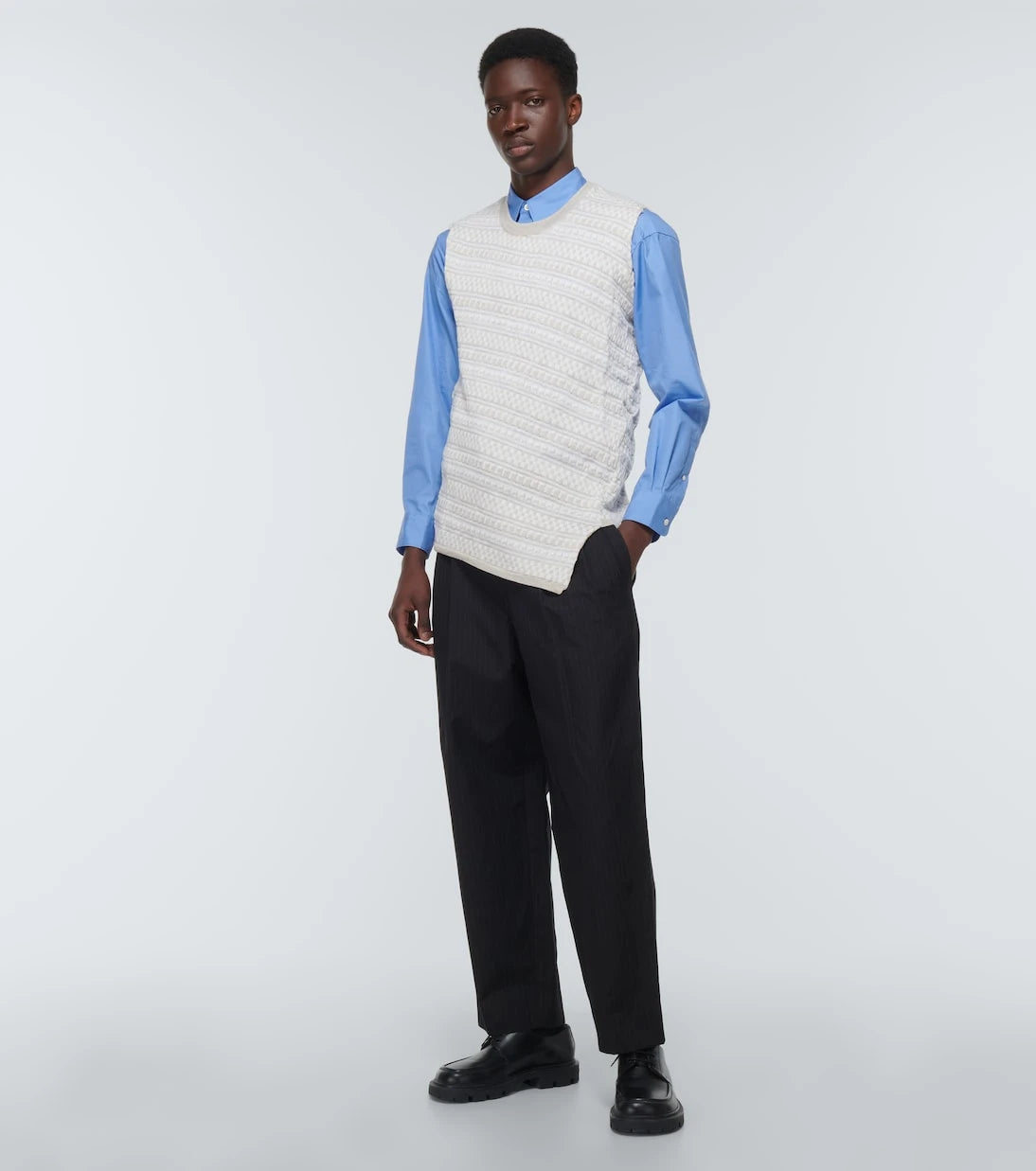 Comme des Garçons Shirt - Intarsia-knit wool sweater vest