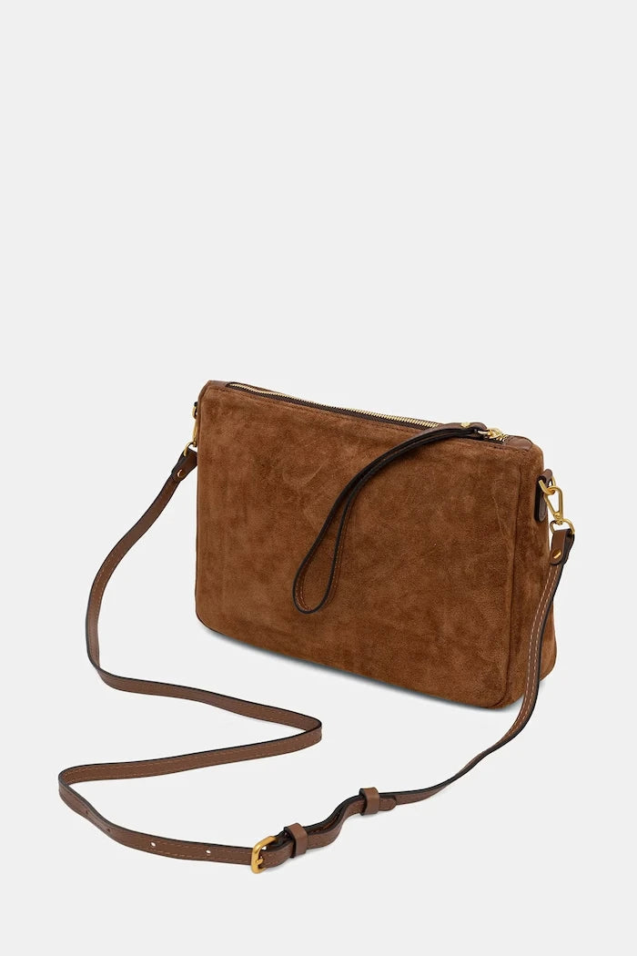 Gianni Chiarini kadın crossbody süet çanta NORA POUCH