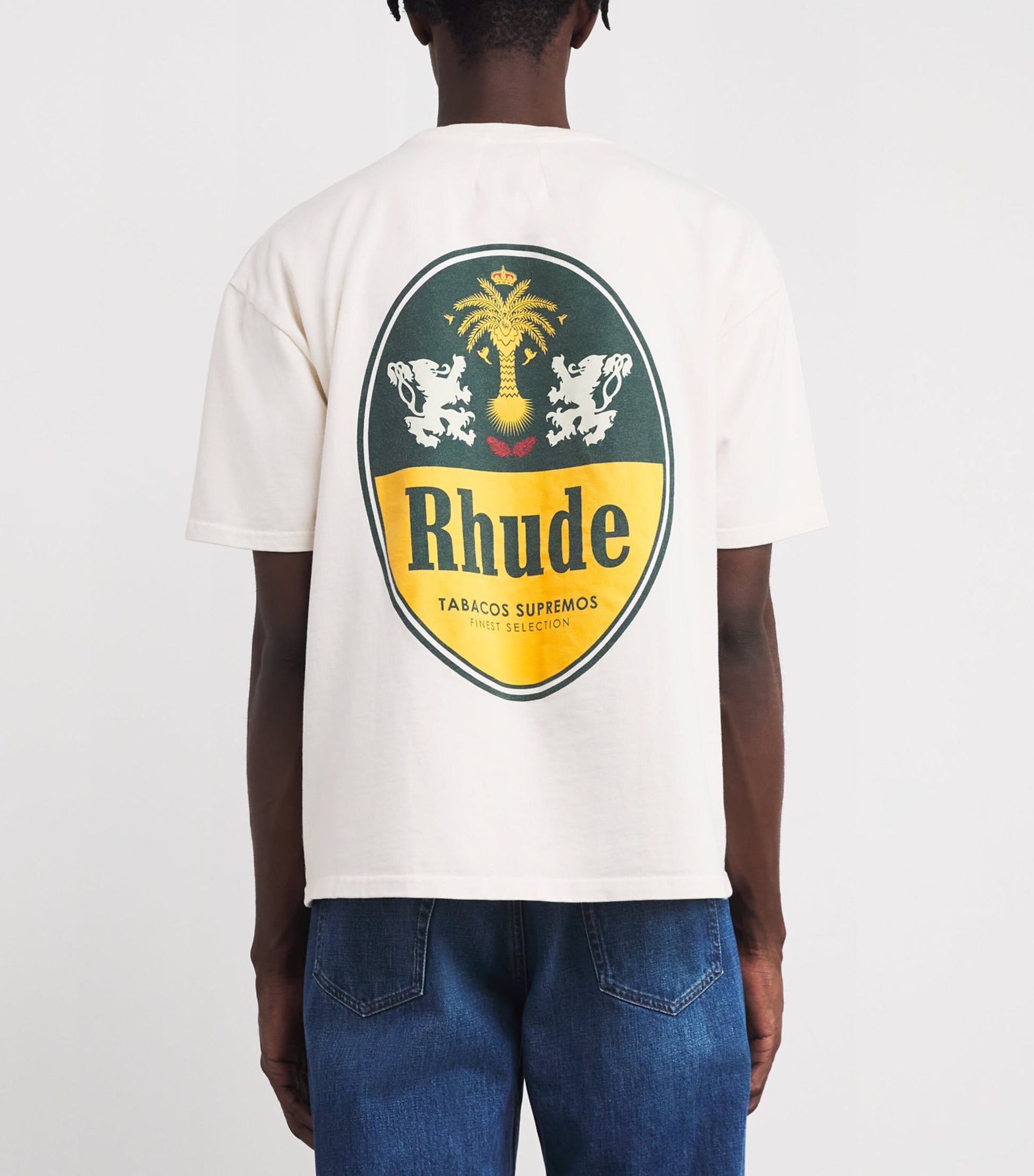 Cotton Tabaco Print T-Shirt