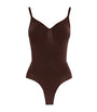 Skims Brown Seamless Sculpt Brief Bodysuit