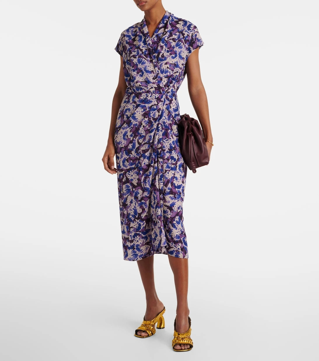 Dries Van Noten - 95 Metallic leather sandals