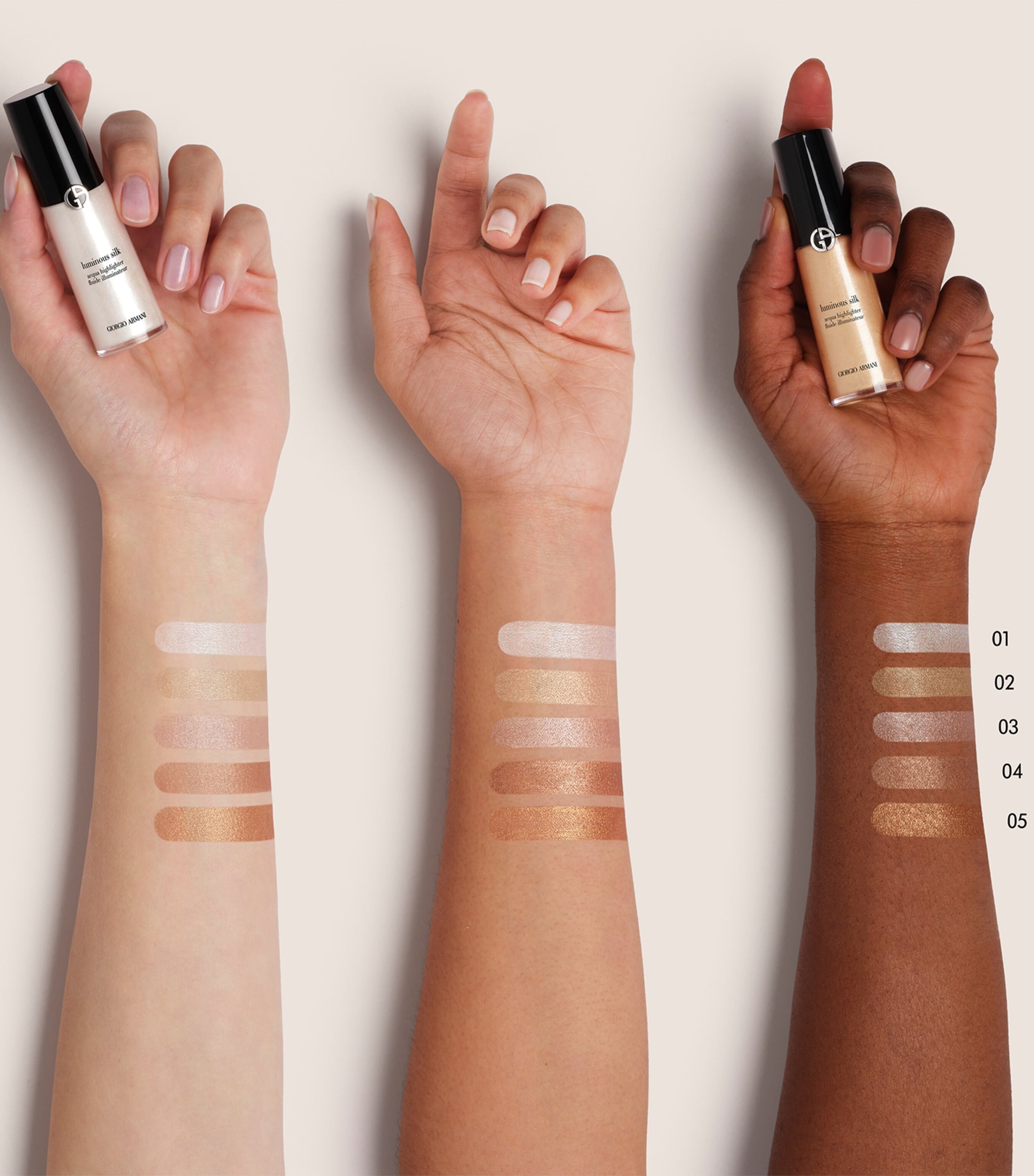 Armani Luminous Silk Acqua Highlighter