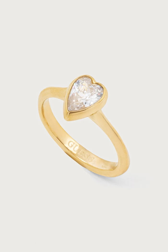 Kadınlar için paslanmaz çelik CRYSTAL LOVE yüzük