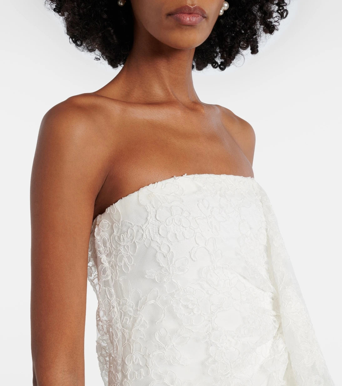Christopher Esber - Floating draped lace gown