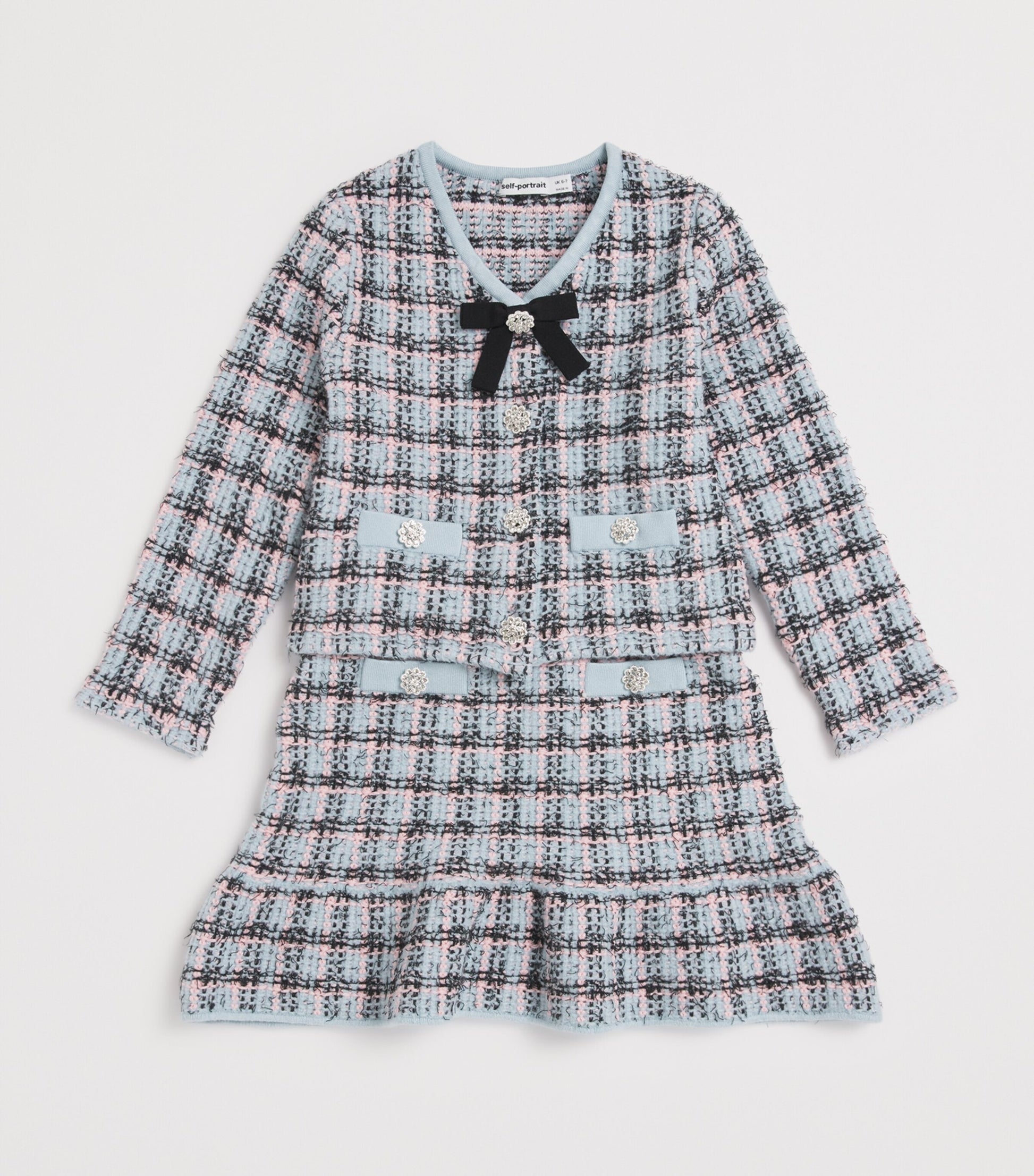 Self-Portrait Kids Cotton-Blend Tweed Skirt (3-12 Years)