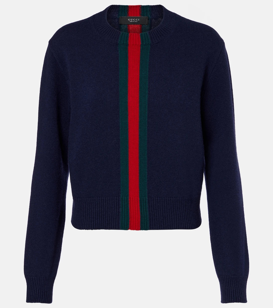 Gucci - Web Stripe wool sweater