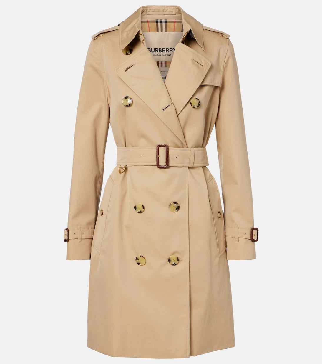 Burberry - Cotton gabardine trench coat