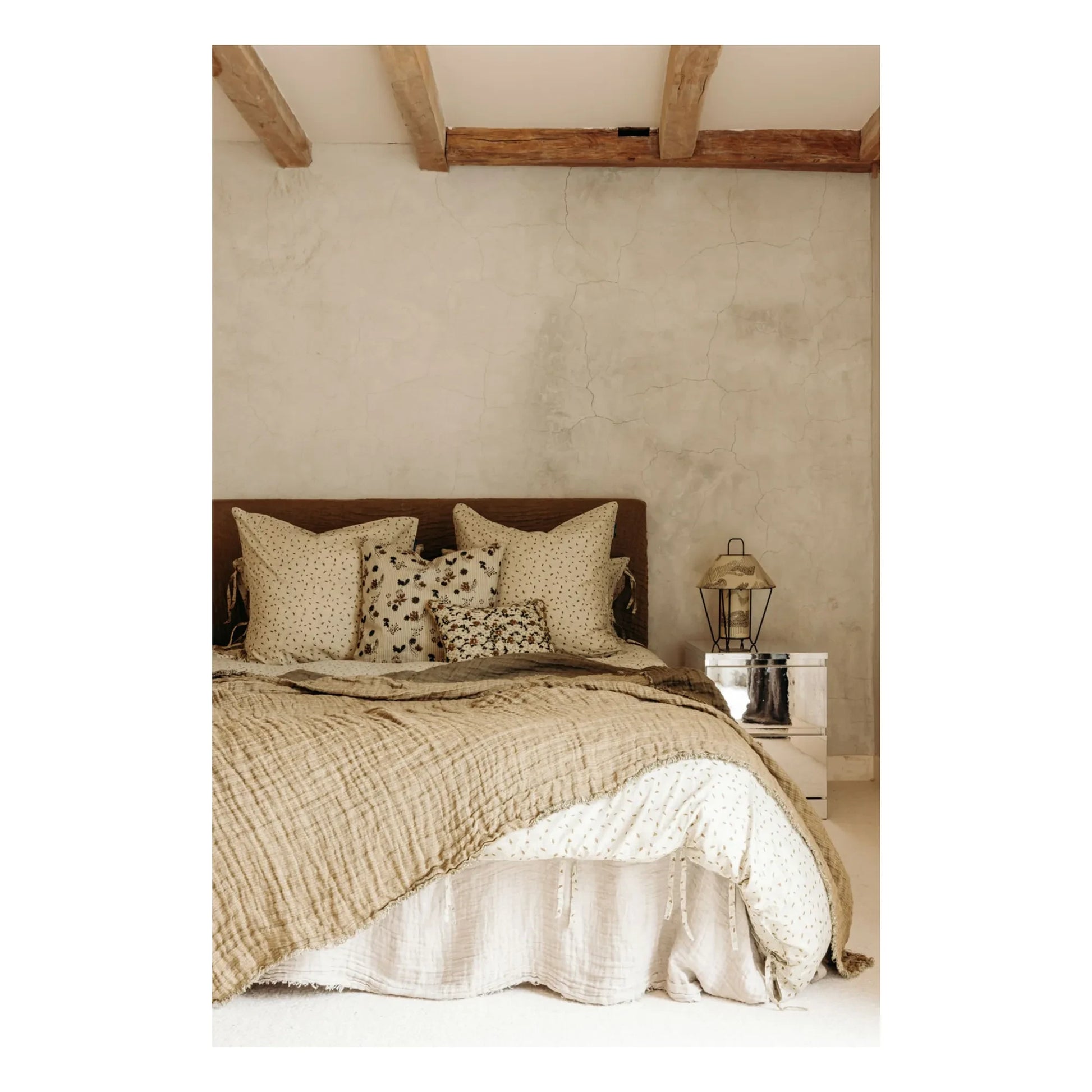 Le Monde Sauvage - Souffle Paris bed linen set | Beige