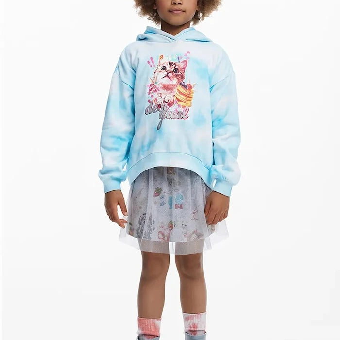Детски памучен суичър Desigual