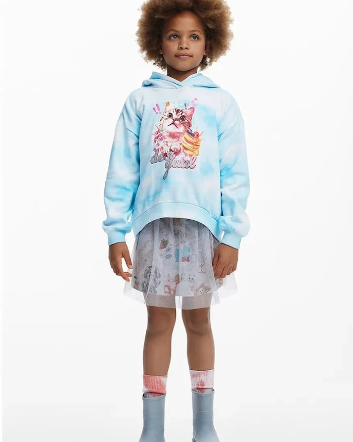 Детски памучен суичър Desigual