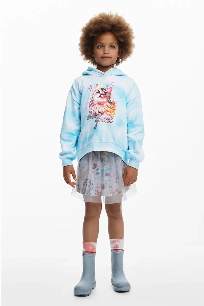Детски памучен суичър Desigual