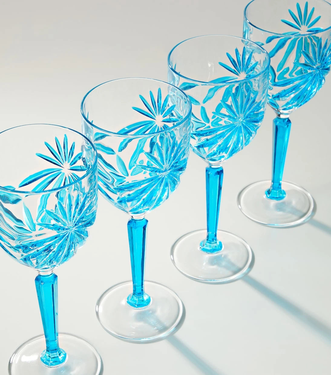 Les-Ottomans - Set of 4 crystal wine glasses