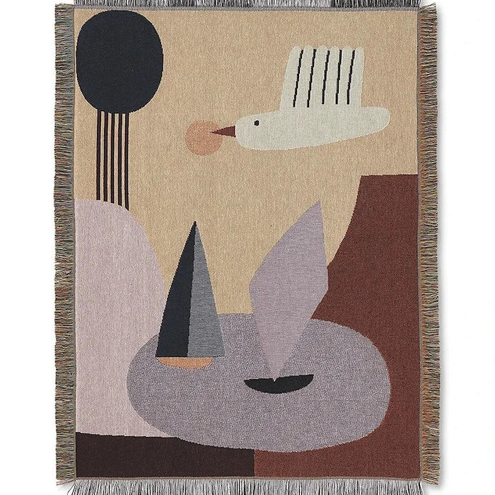 ferm LIVING Bird Battaniye 110 x 80 cm