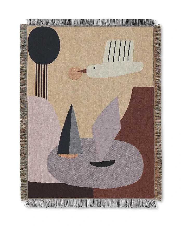 ferm LIVING Bird Battaniye 110 x 80 cm