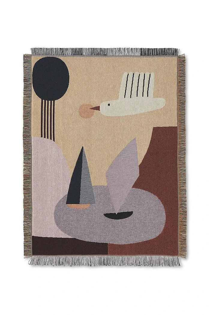 ferm LIVING Bird Battaniye 110 x 80 cm