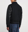 Polo Ralph Lauren Wool-Blend Leather-Sleeve Varsity Jacket