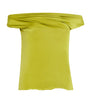 Nadine Mos Green Jersey Draped Top