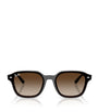 Ray-Ban Brown RB4458D Square Sunglasses