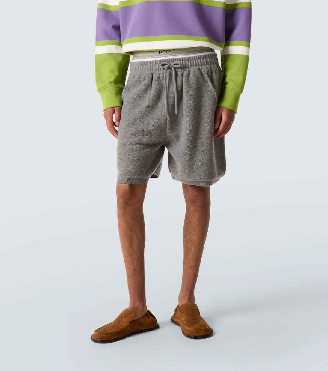 Loewe - Wool-blend shorts