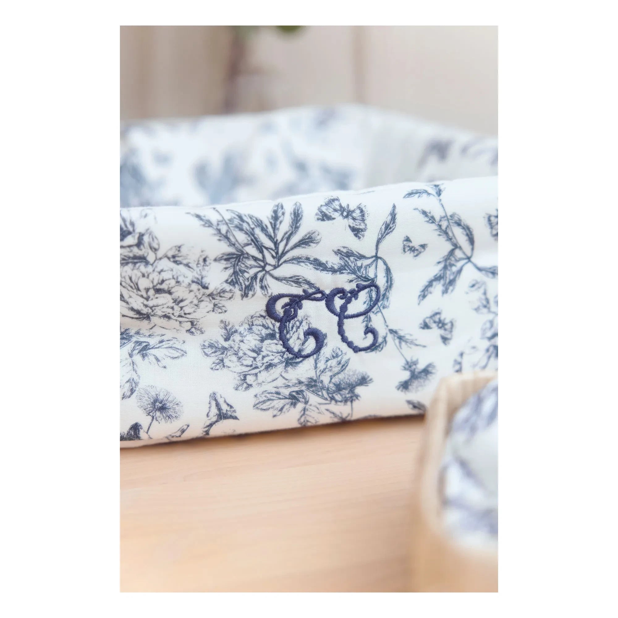 Tartine et Chocolat - Toile de Jouy basket | Navy blue
