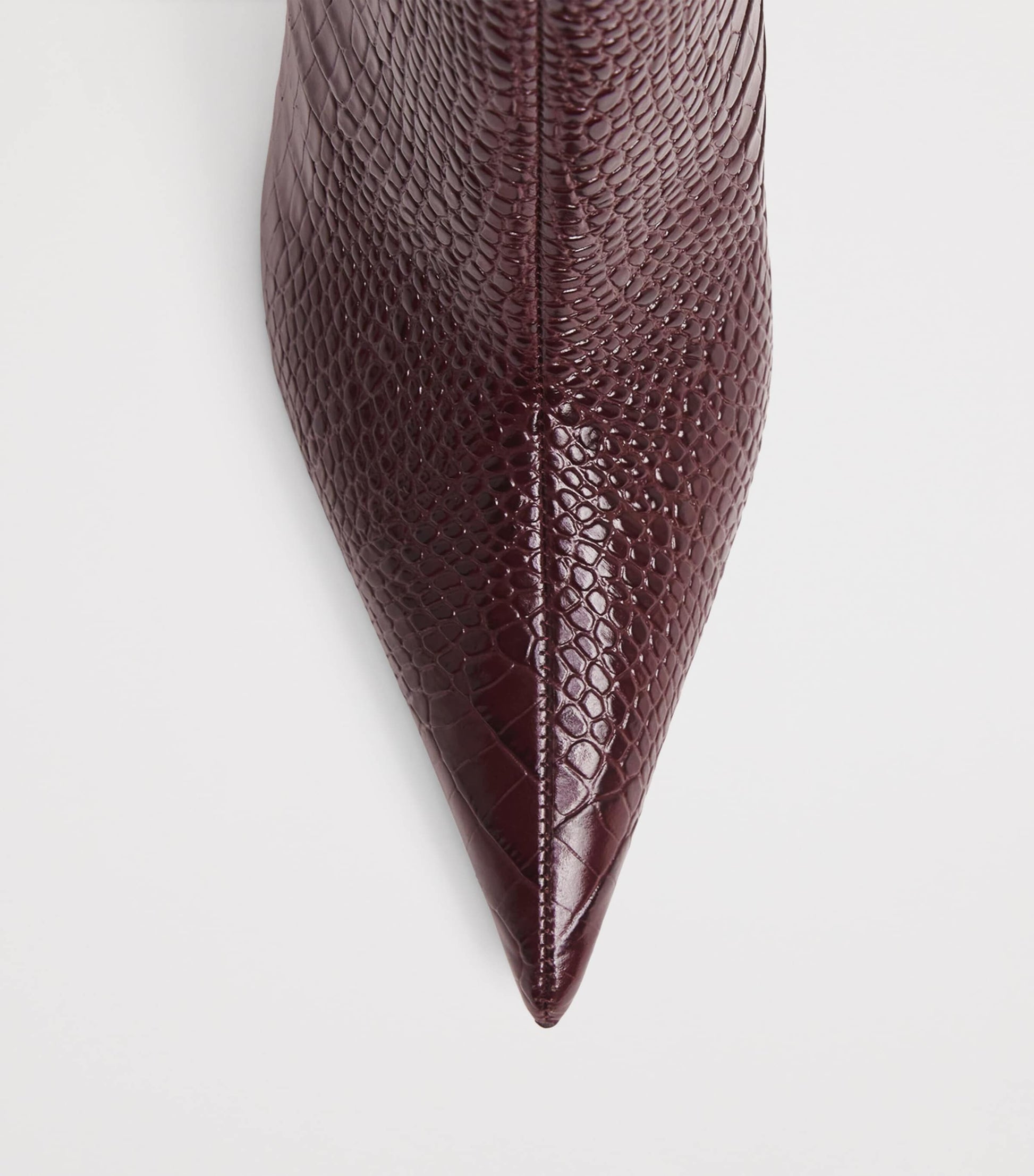 Christian Louboutin Red Miss Z Booty Alligator-Embossed Leather Ankle Boots 100