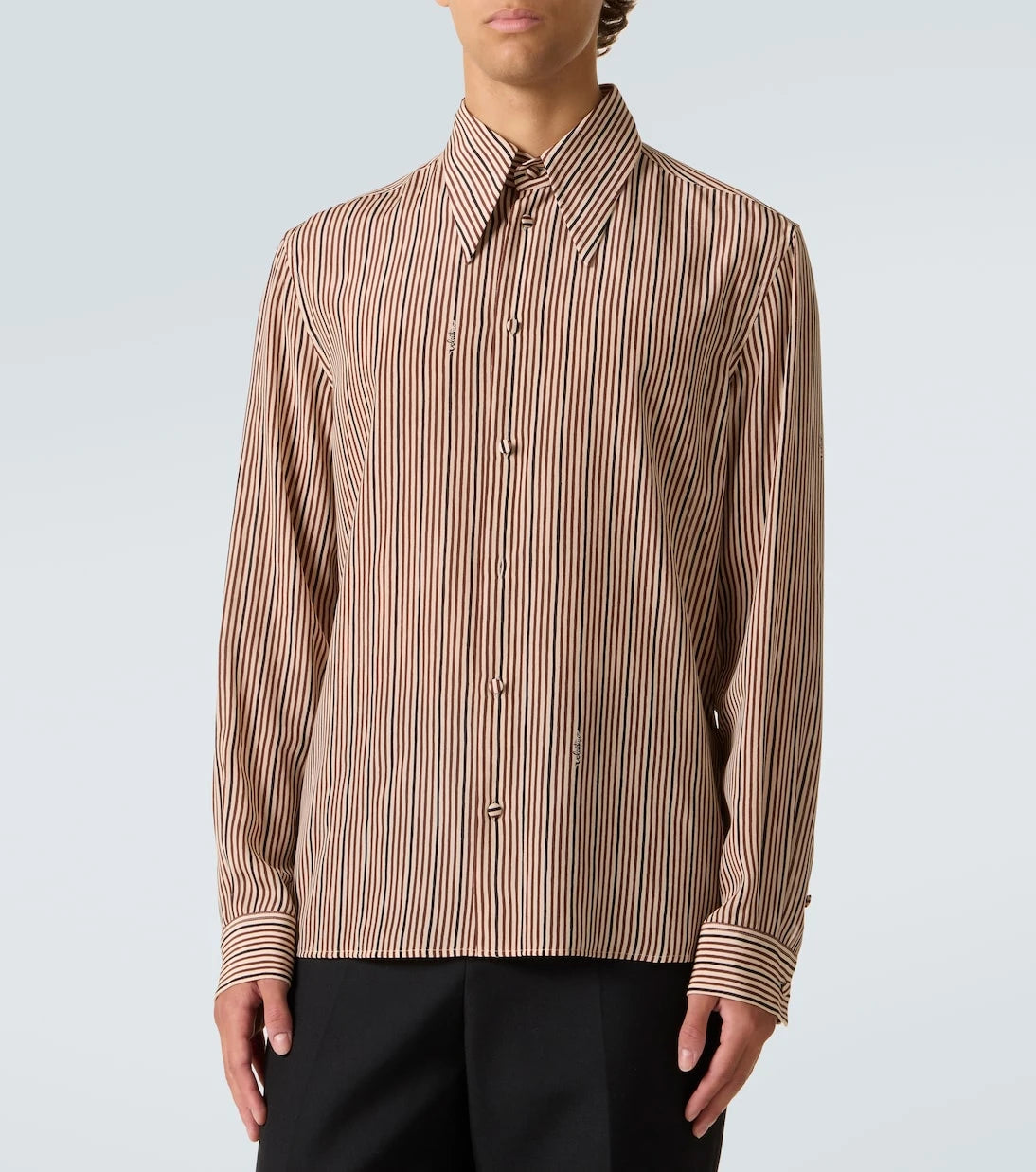 Valentino - Striped silk shirt