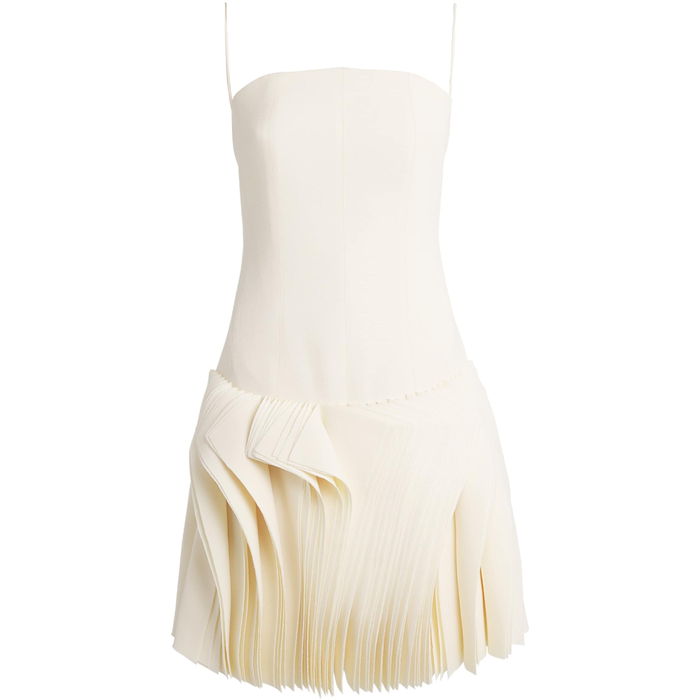 Yasmin Mansour Ivory Corset Mini Dress