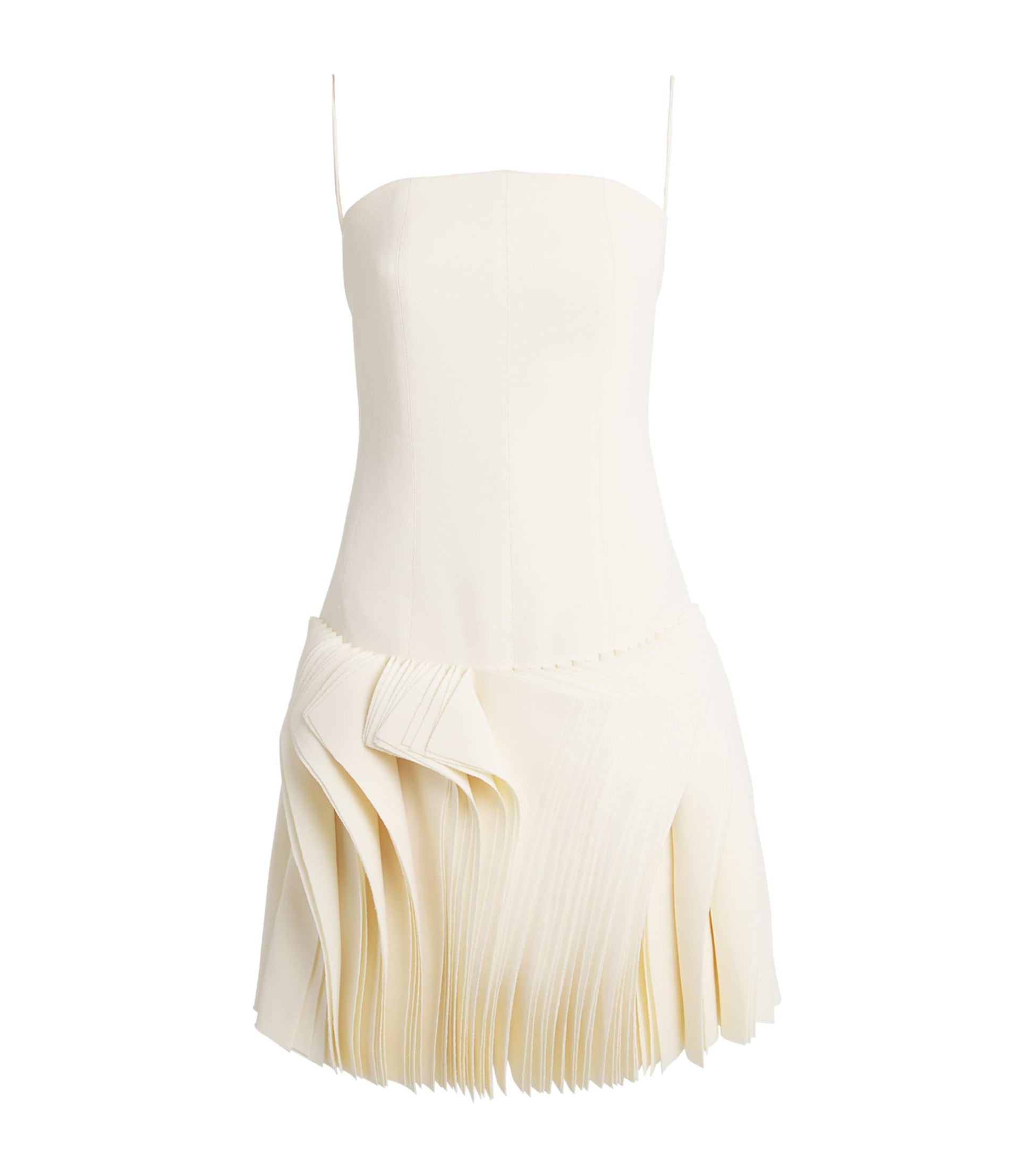 Yasmin Mansour Ivory Corset Mini Dress
