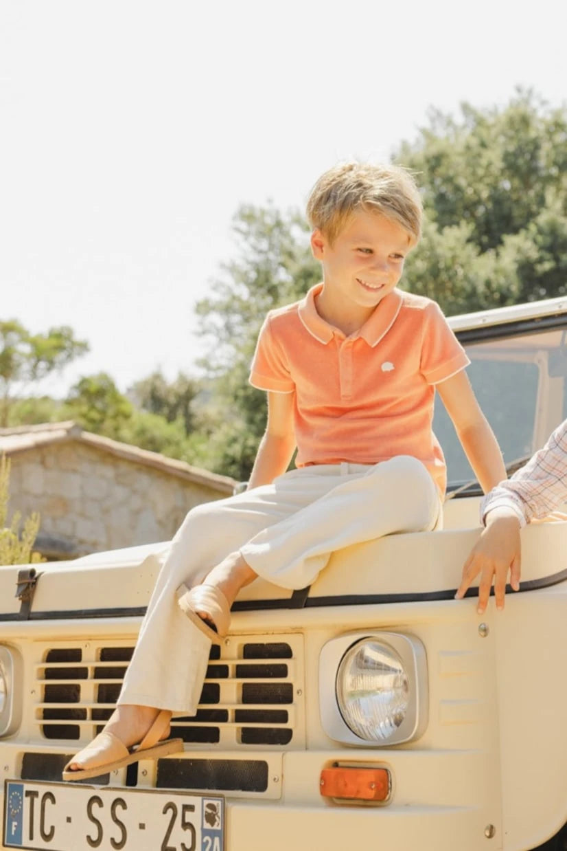 Tartine et Chocolat - Cotton and linen cargo pants
