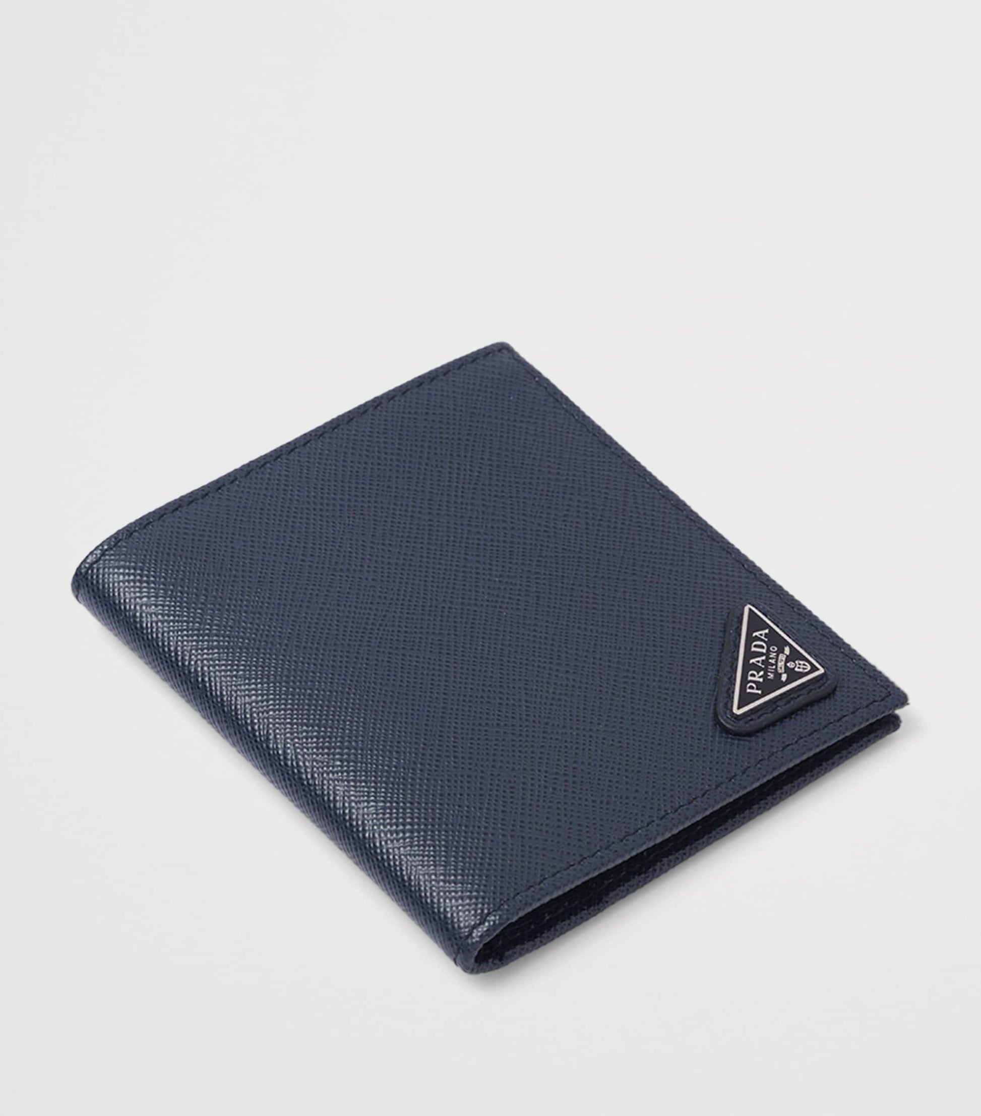 Saffiano Leather Logo Wallet