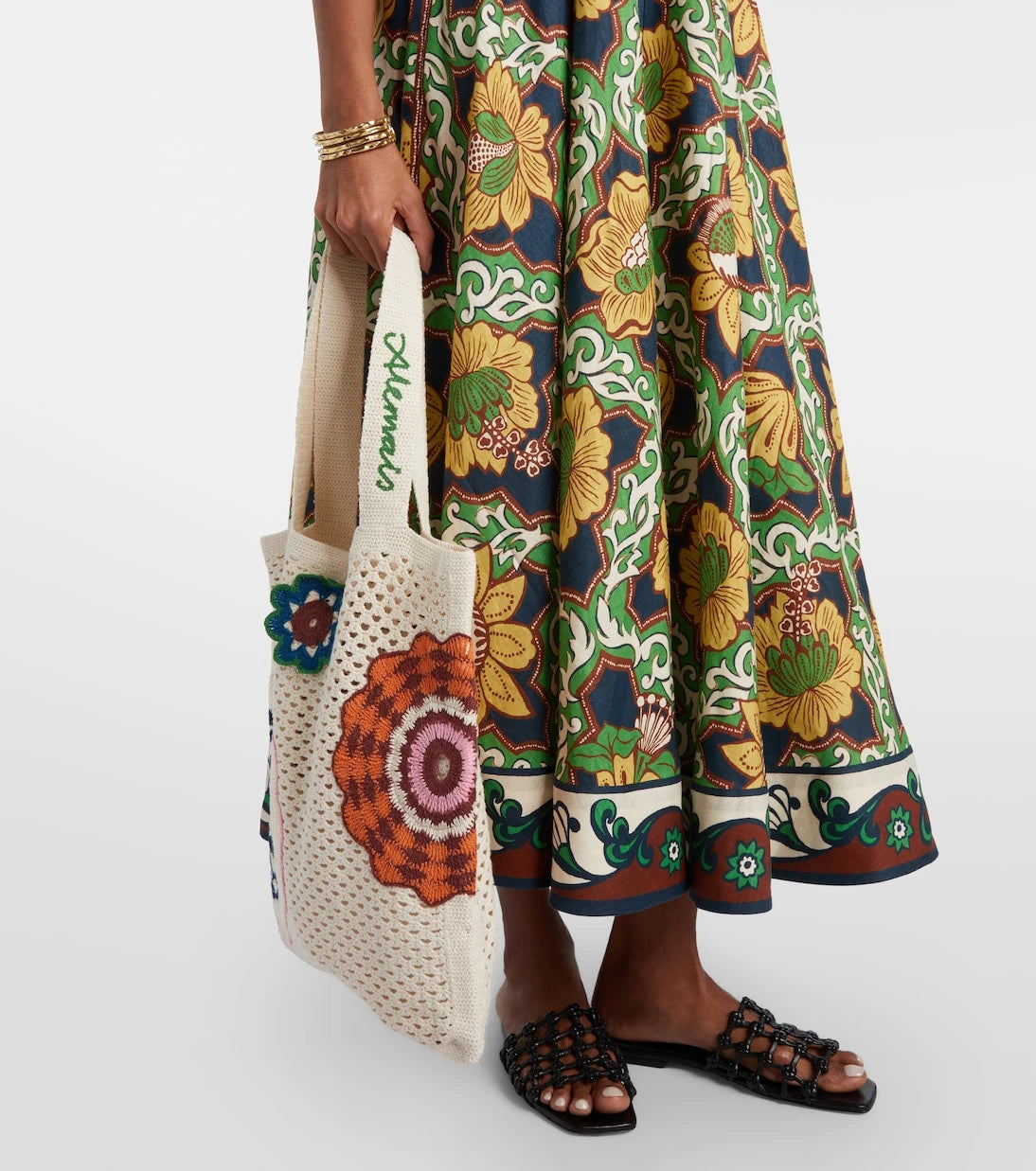 Alémais - Medium crochet tote bag