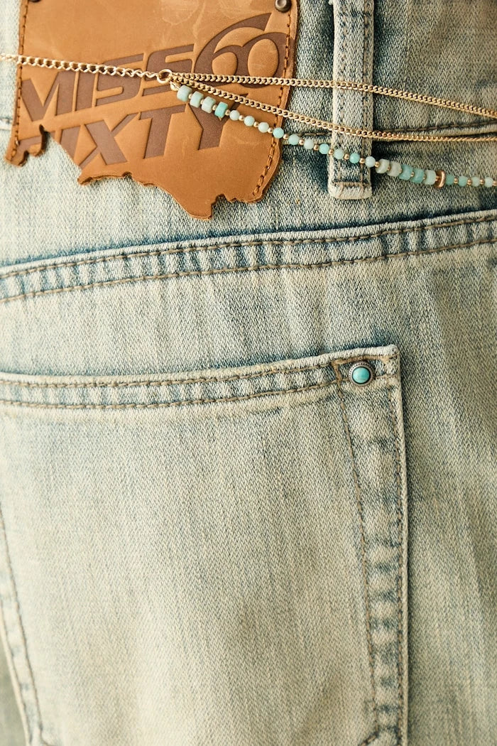 Miss Sixty wide leg kadın kot pantolon