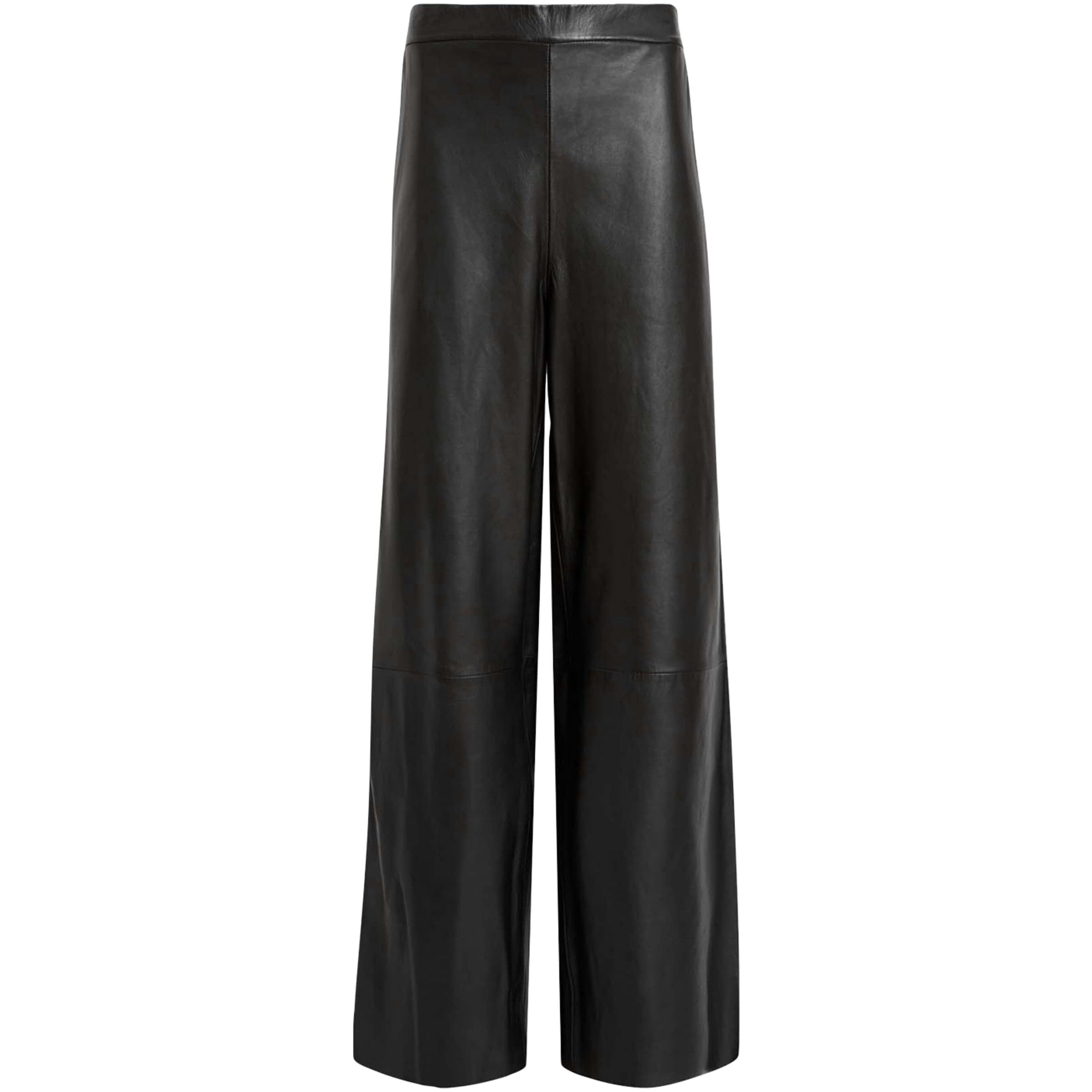 Black Leather Ash Lea Trousers