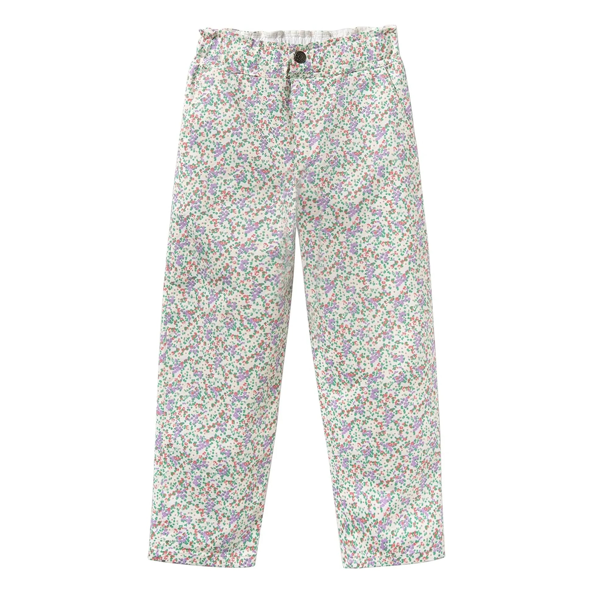 Cozmo - Paola Fleuri Pants | Ecru