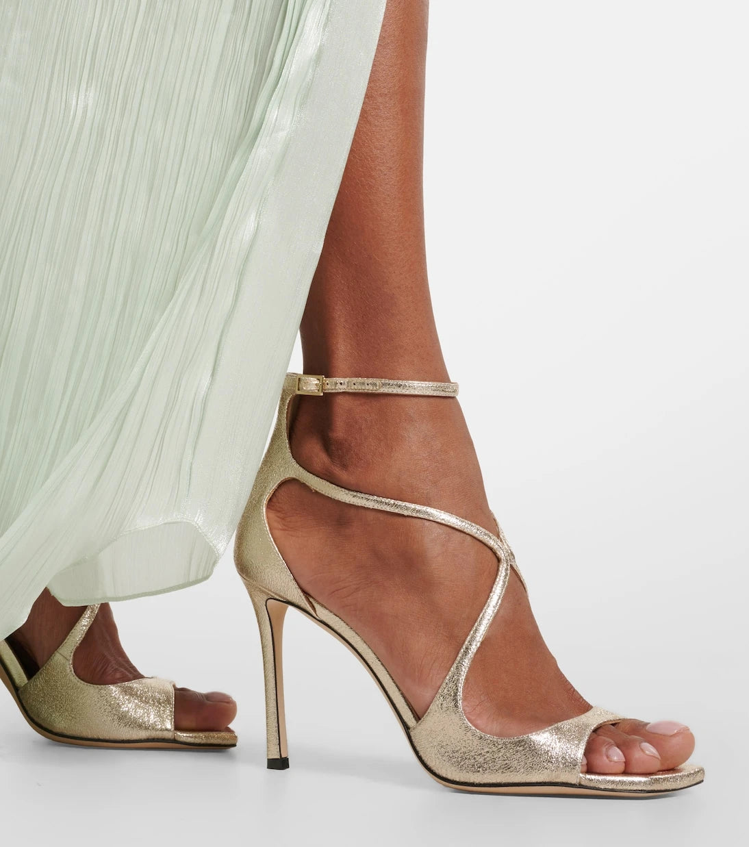 Jimmy Choo - Azia metallic sandals