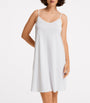 White Cotton Silk Nightdress