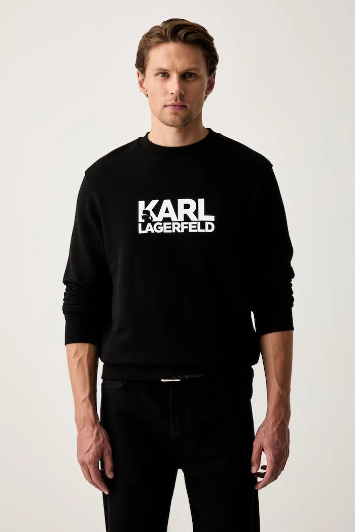 Karl Lagerfeld erkek pamuklu sweatshirt