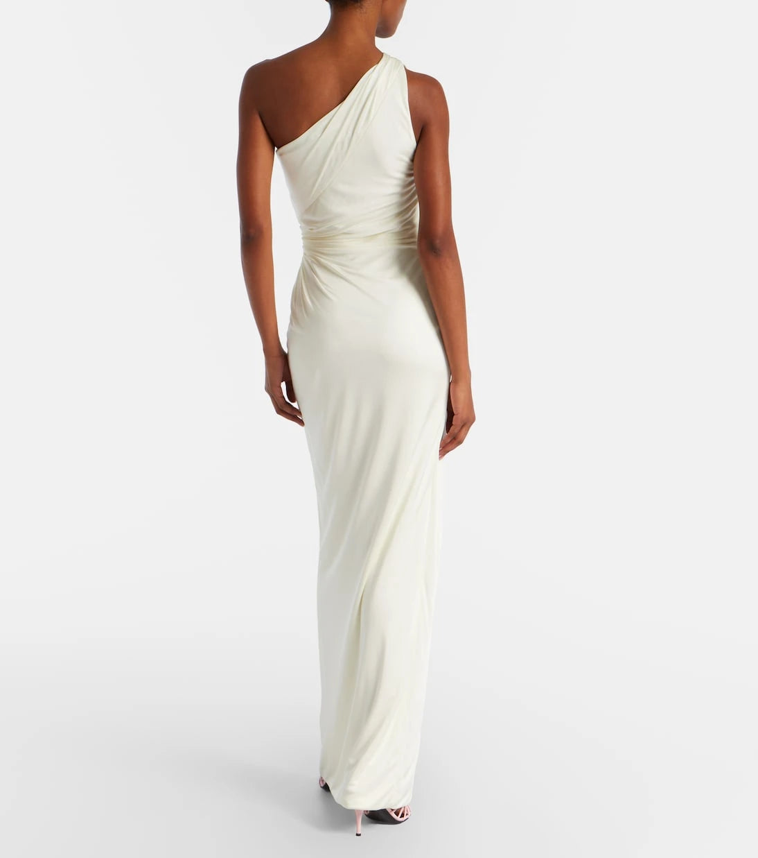 Versace - Medusa '95 gathered jersey gown