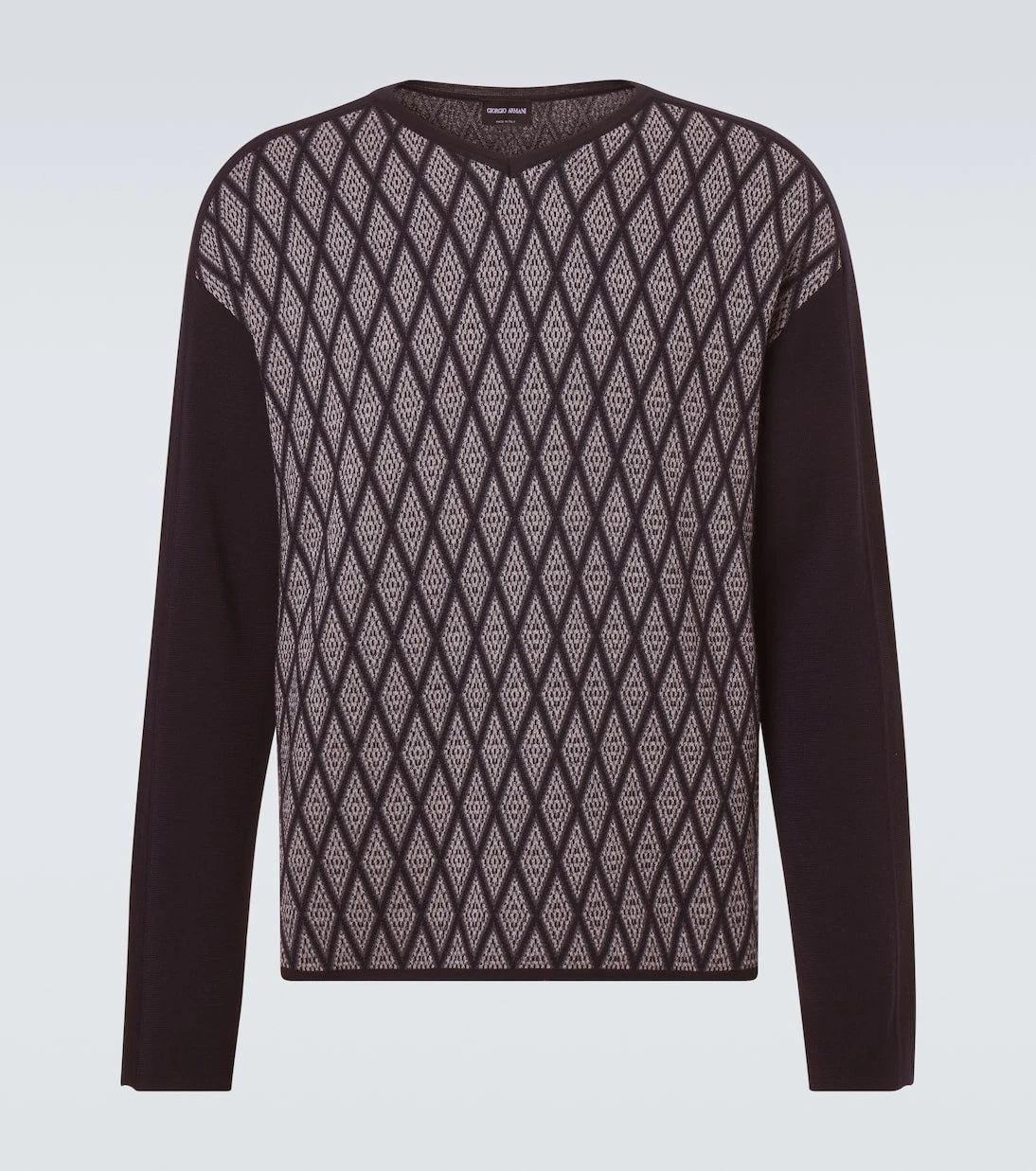 Giorgio Armani - Wool and cashmere jacquard sweater