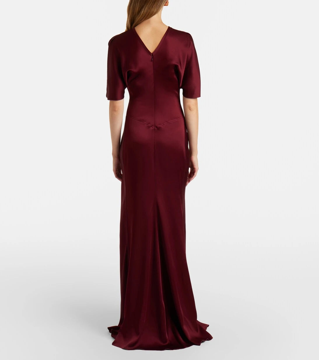 Victoria Beckham - Isabella gathered satin gown