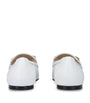 White Leather Loafers