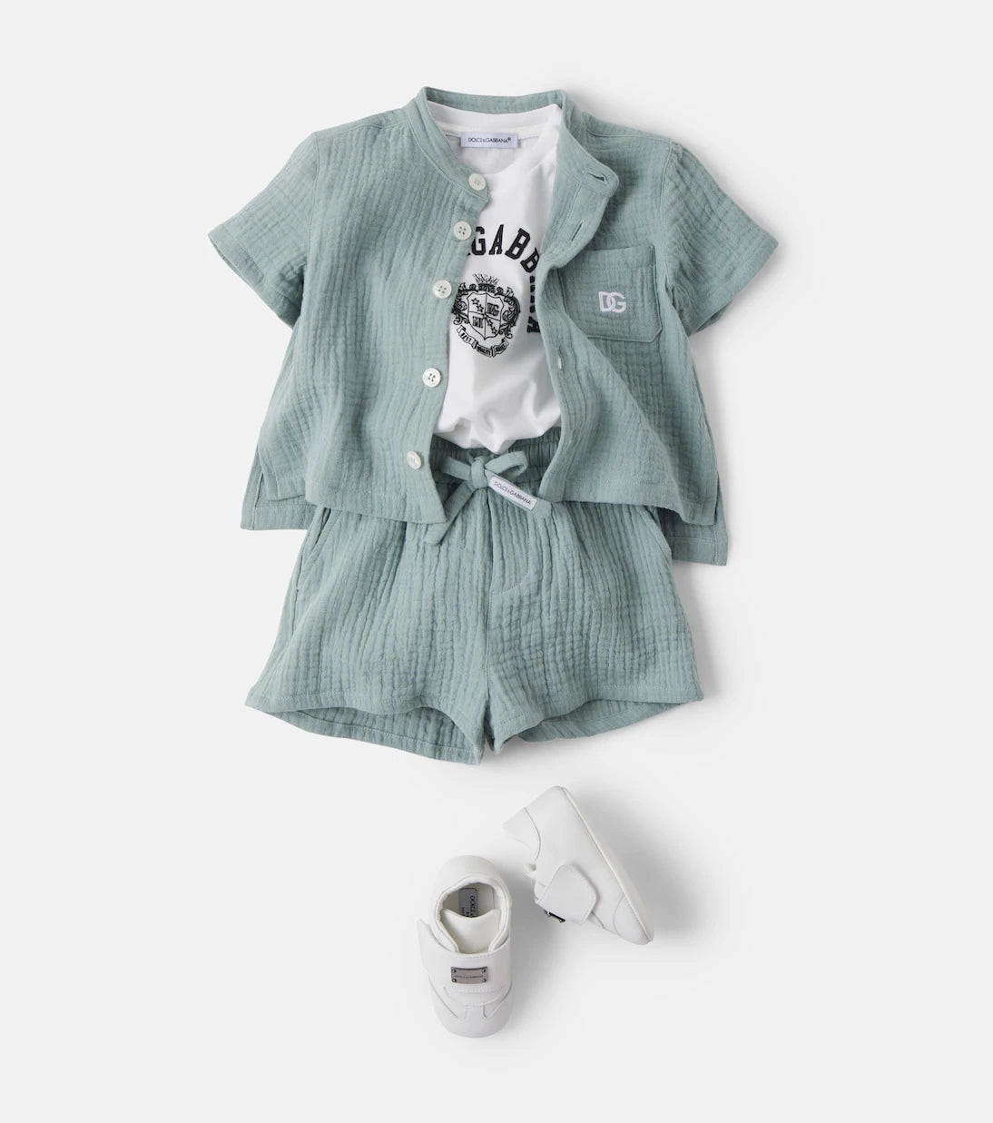Dolce&Gabbana Kids - Baby DG cotton shorts