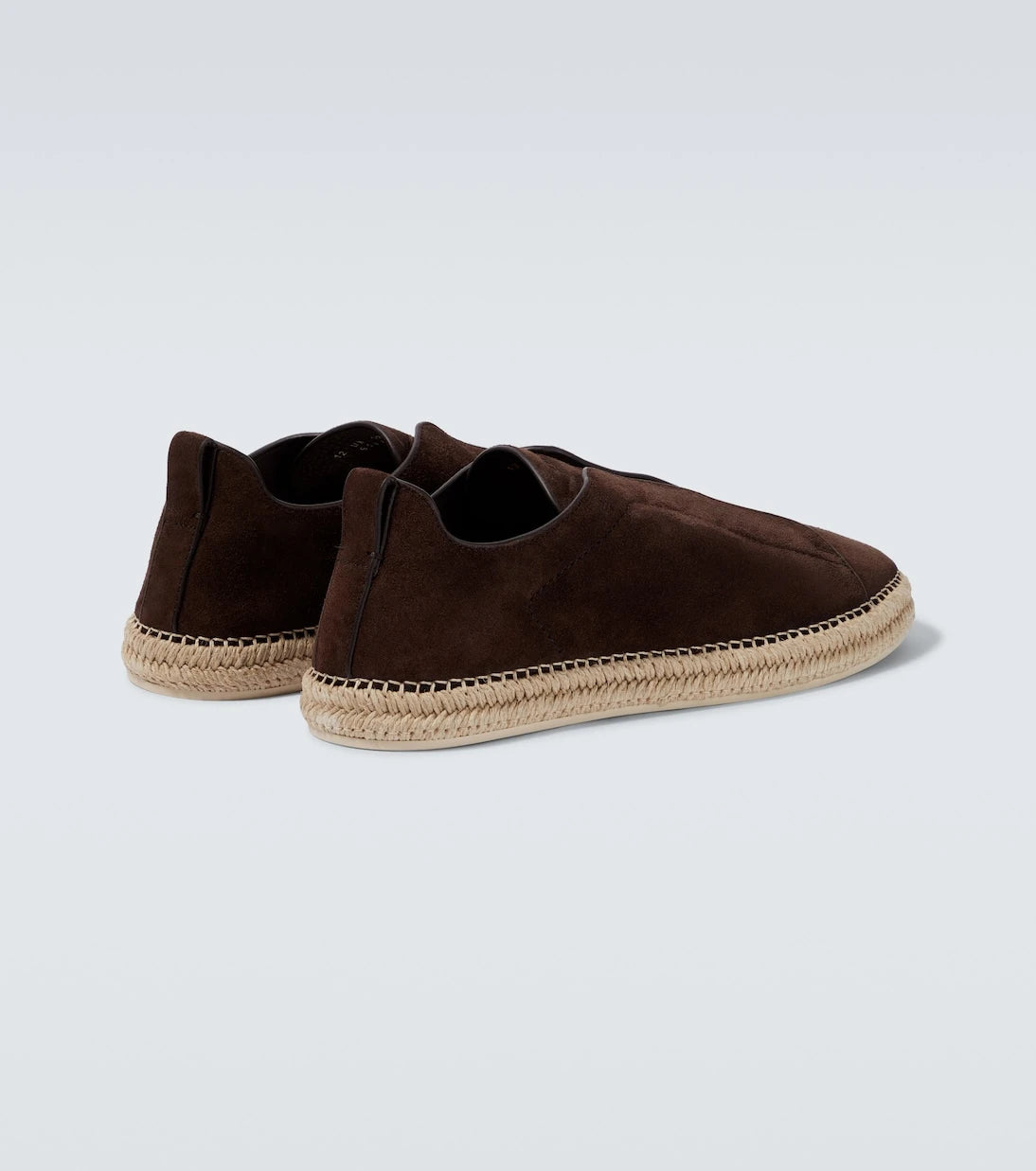 Zegna - Triple Stitch suede espadrilles