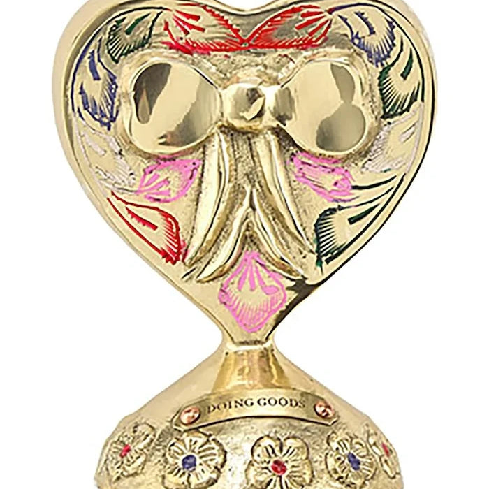 Декоративен свещник Doing Goods Bubbly Heart 10 x 8 x 6 cm