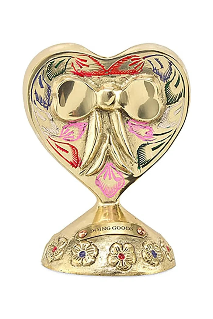 Декоративен свещник Doing Goods Bubbly Heart 10 x 8 x 6 cm