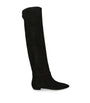 Gianvito Rossi Black Suede Over-The-Knee Boots